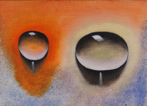 Oilpainting "Waterdrops"