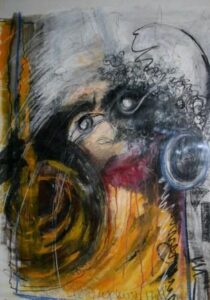 img oilpainting "I'll never lose faith in me"